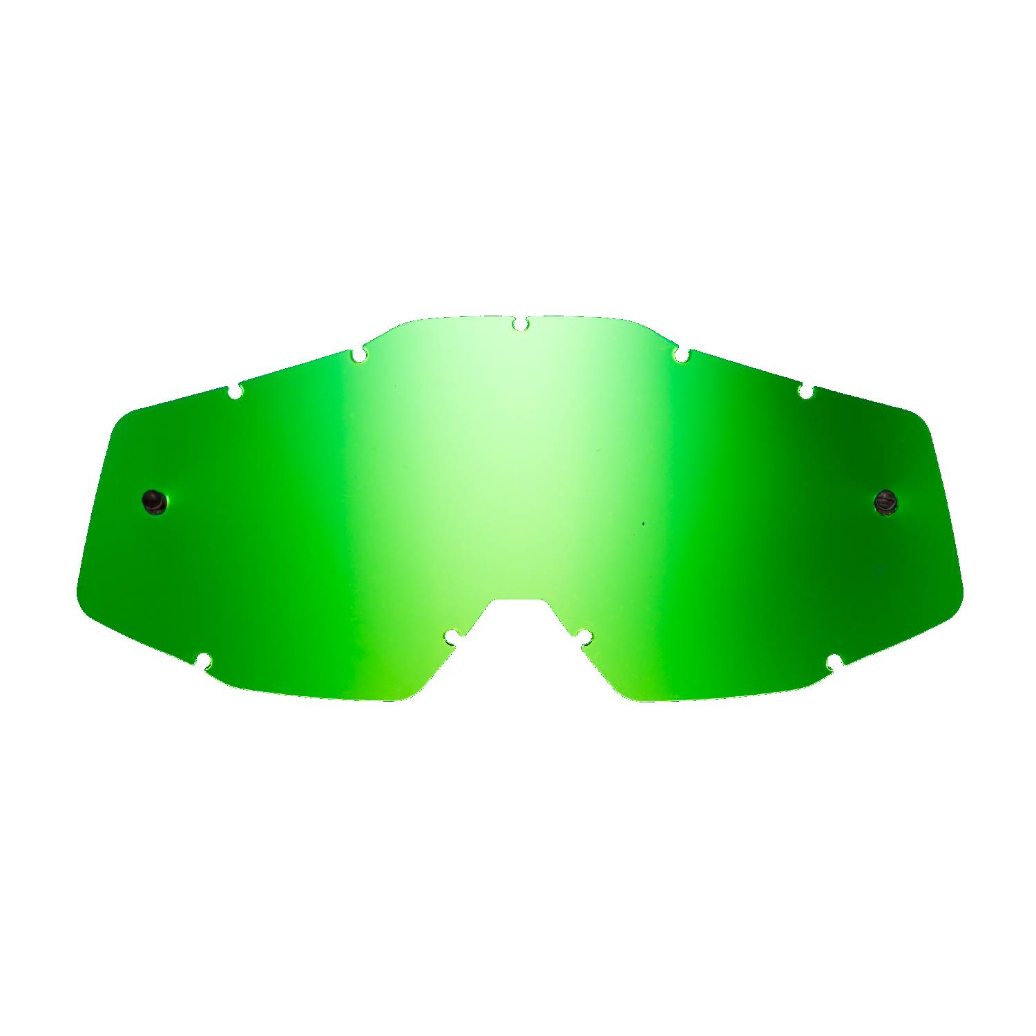 green-toned mirrored replacement lenses for goggles compatible for 100% Racecraft / Strata / Accuri / Mercury goggle