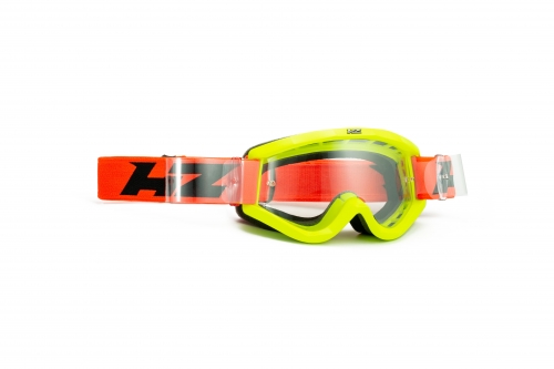 HZ MX GOGGLE YELLOW MATTE/ORANGE MX-DH-MTB