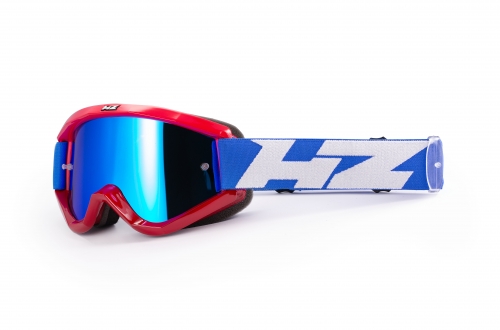 HZ maschera/occhiale motocross rosso