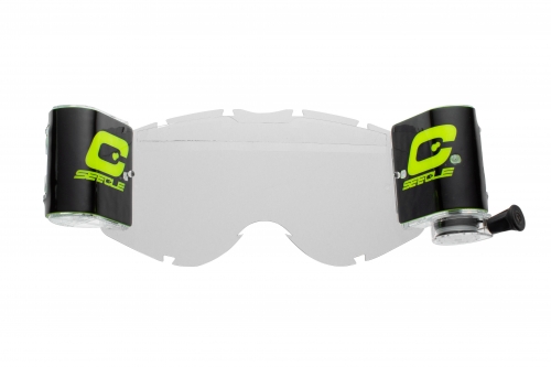 transparent roll-off kit (mud device) compatible for Progrip 3303 Vista. goggle