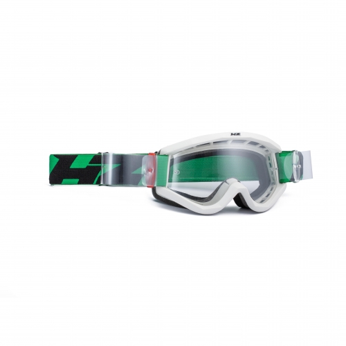 HZ GOGGLE W/GREEN MX-DH-MTB