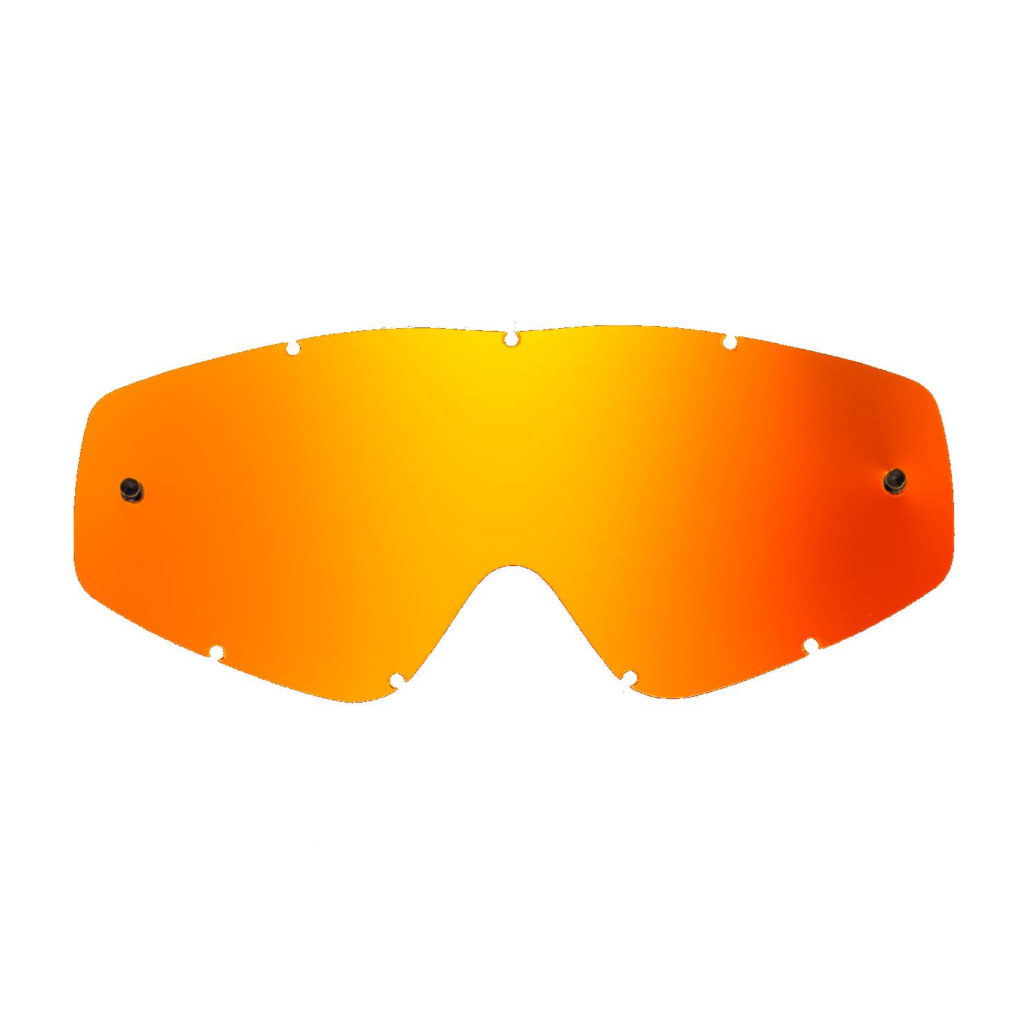 orange-toned mirrored replacement lenses for goggles compatible for Eks goggle