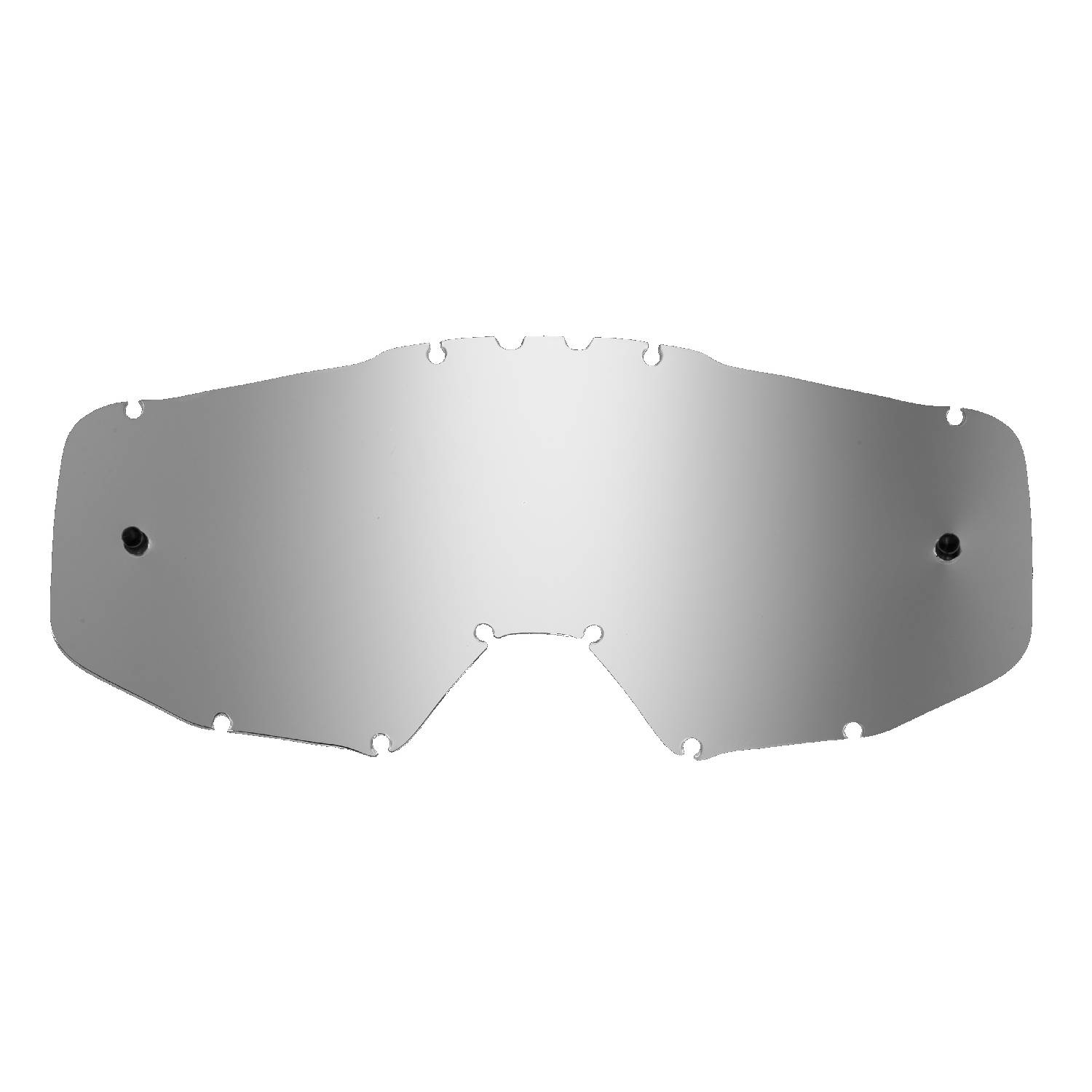 Lente di ricambio argento specchiato compatibile per occhiale/maschera cross Just1 Iris / Vitro