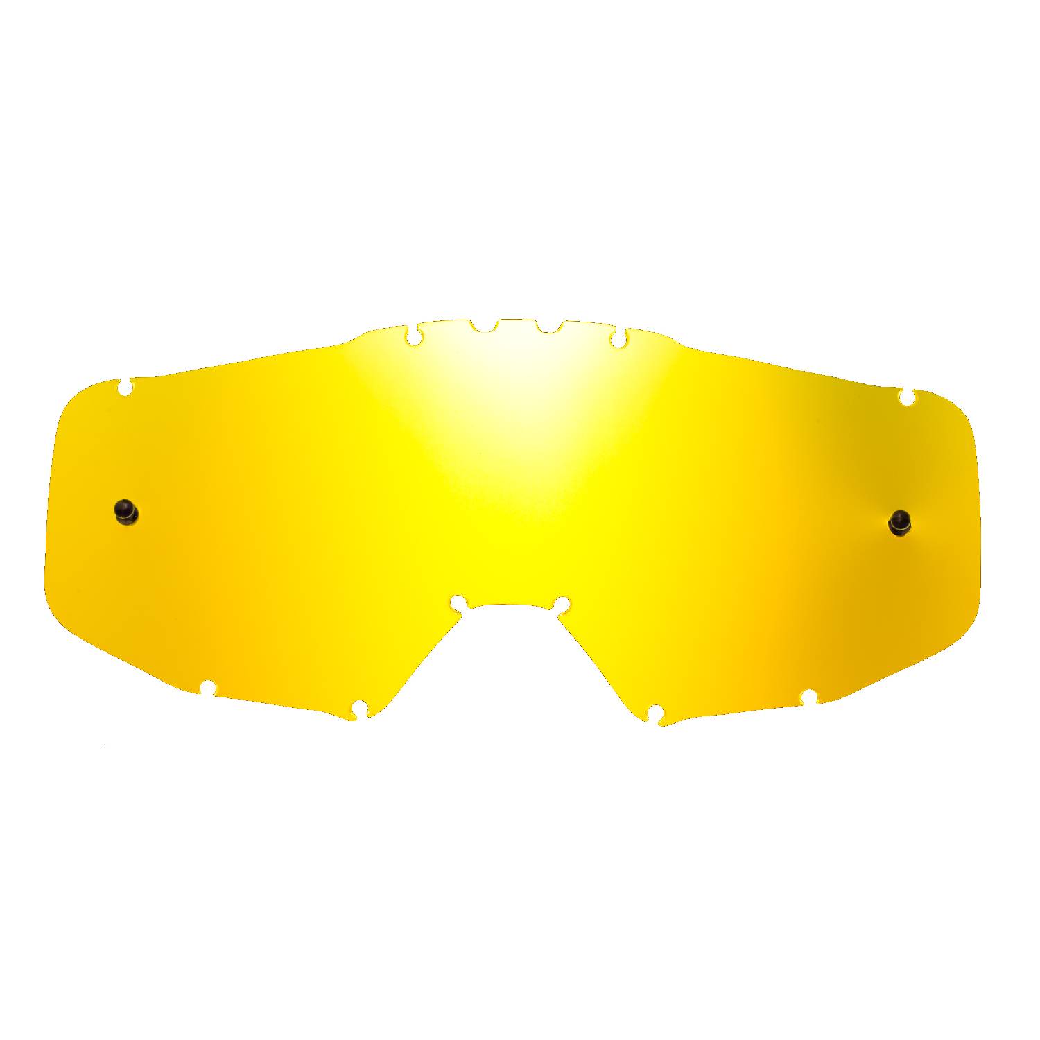 Lente di ricambio oro specchiato compatibile per occhiale/maschera cross Ethen Just1 Iris / Vitro