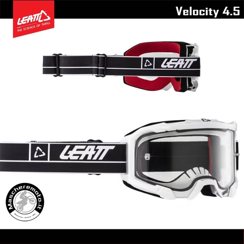 LEATT VELOCITY 4.5 WHITE CLEAR 83%