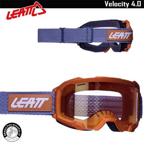 MASCHERA MTB LEATT VELOCITY 4.0 IRIZ RUST LENTE BRONZE 68%