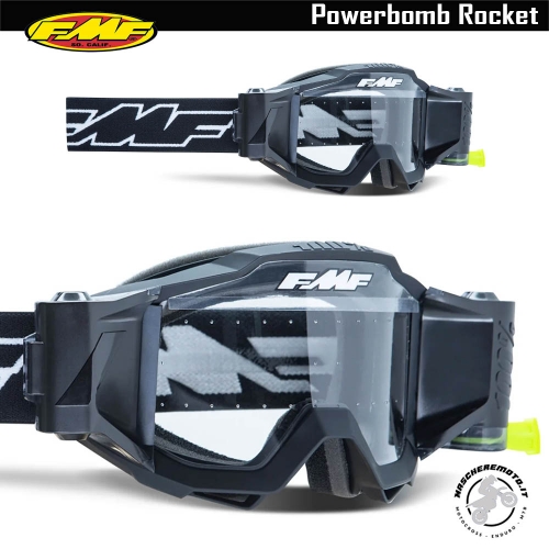 CROSS FMF ROLL-OFF MASK POWERBOMB ROCKET BLACK (By 100%)