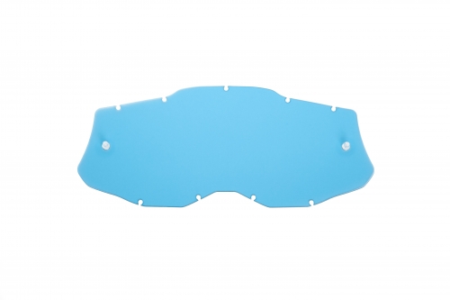 Blue replacement lenses for goggles compatible for 100% RACECRAFT 2 / STRATA 2 / ACCCURI 2 / MERCURY 2 goggle