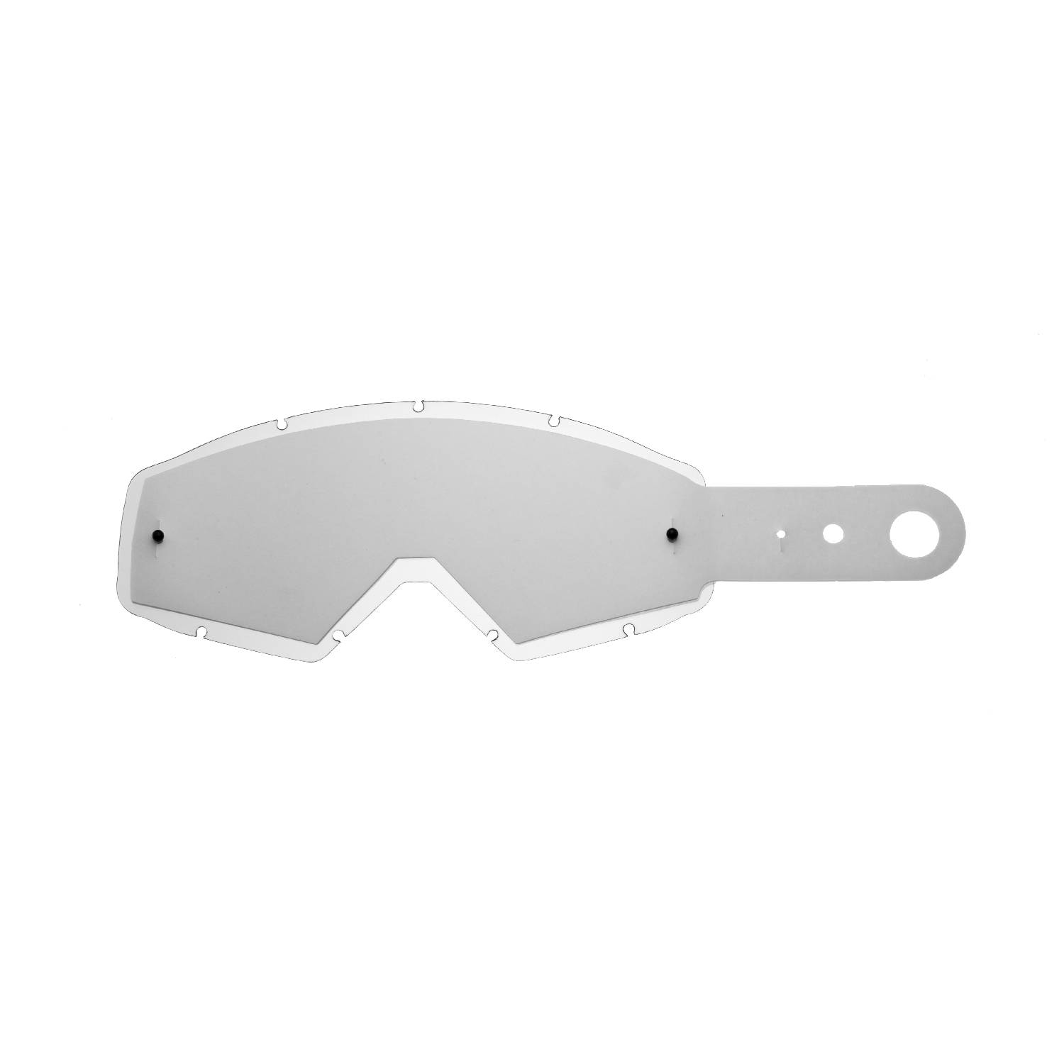 lente trasparente + 10 Strappi (combo) compatibile per maschera Oakley Proven