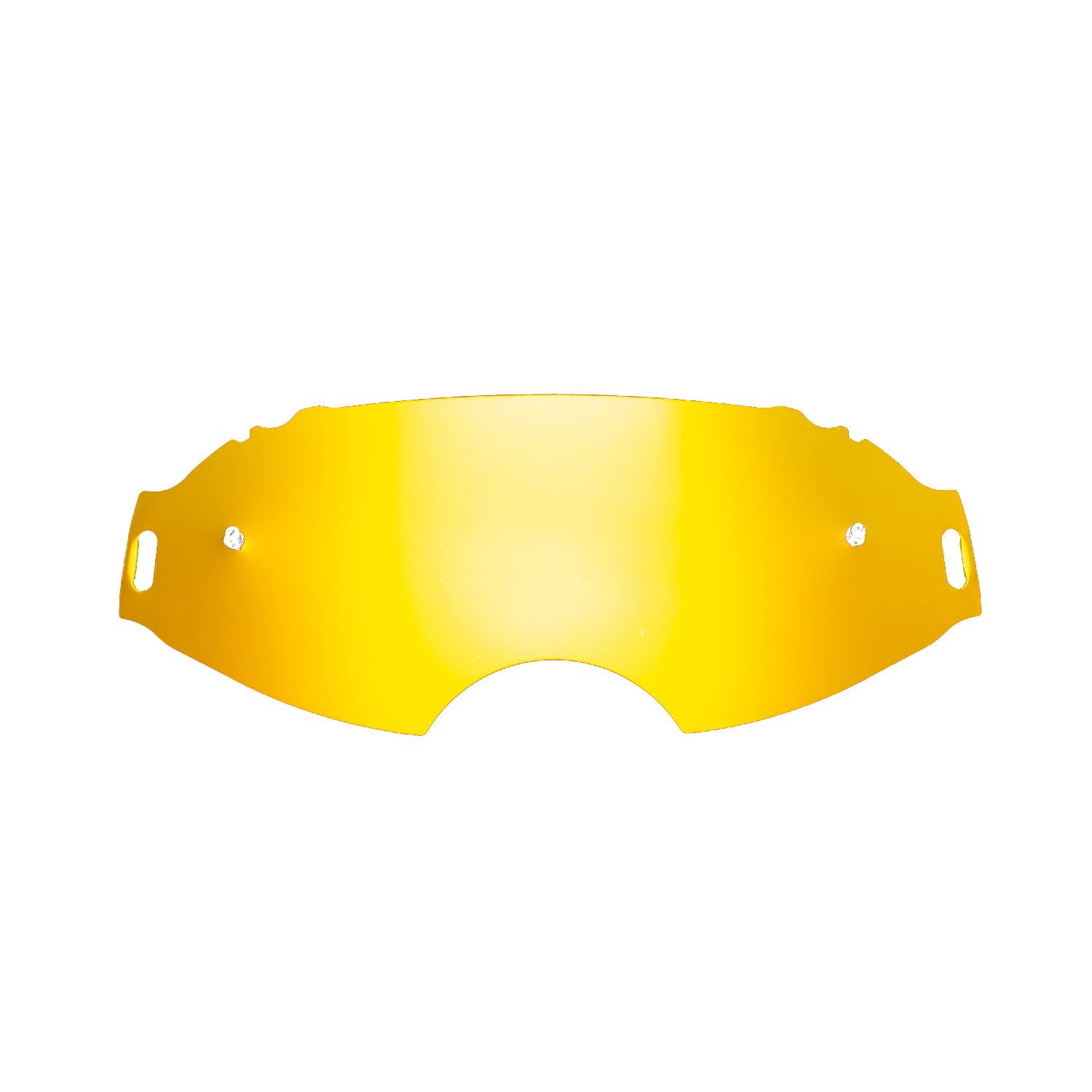 Flat gold mirror replacement lens, compatible with Oakley Airbrake goggle