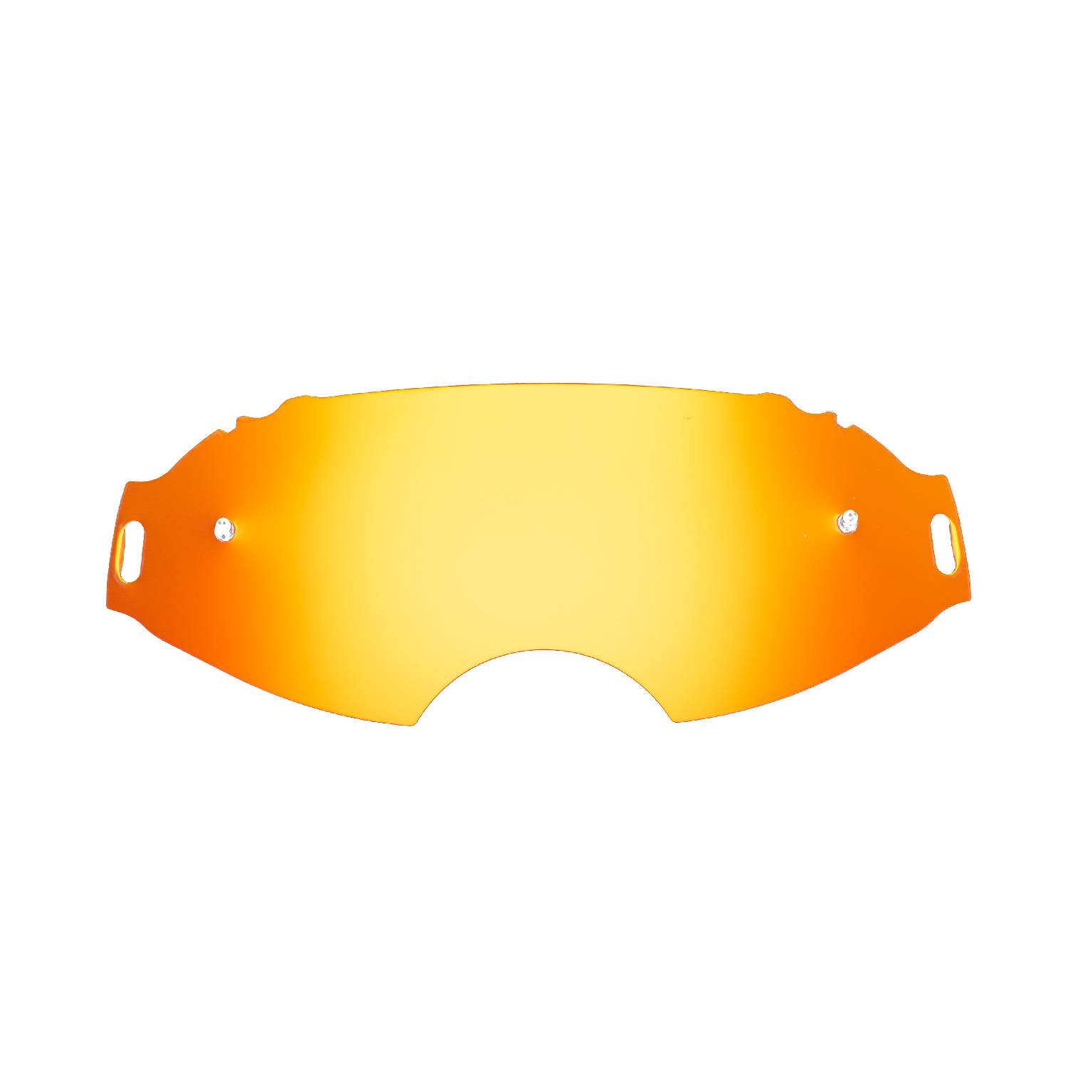 Flat orange mirror replacement lens, compatible with Oakley Airbrake goggle