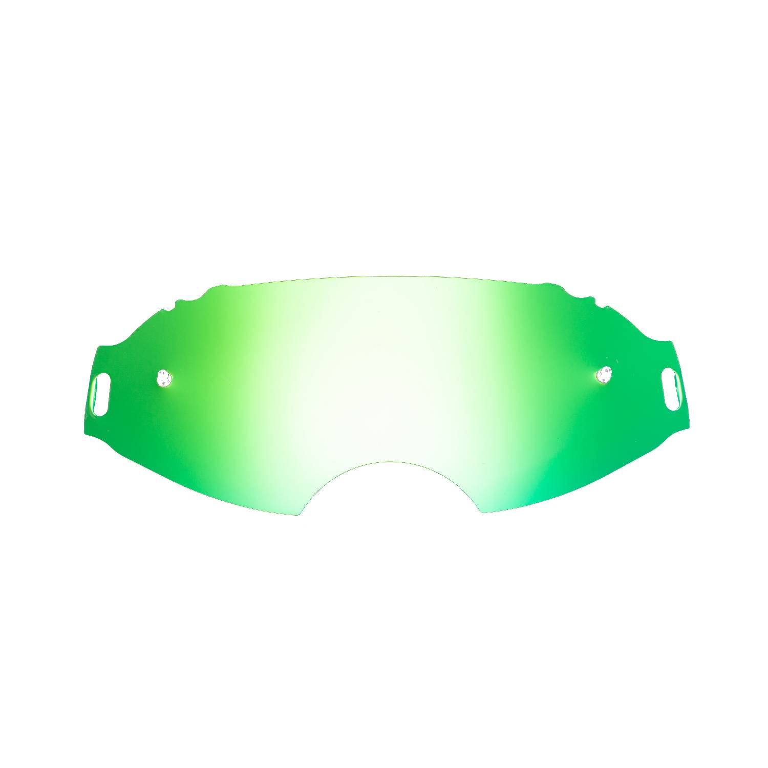 Flat green mirror replacement lens, compatible with Oakley Airbrake goggle