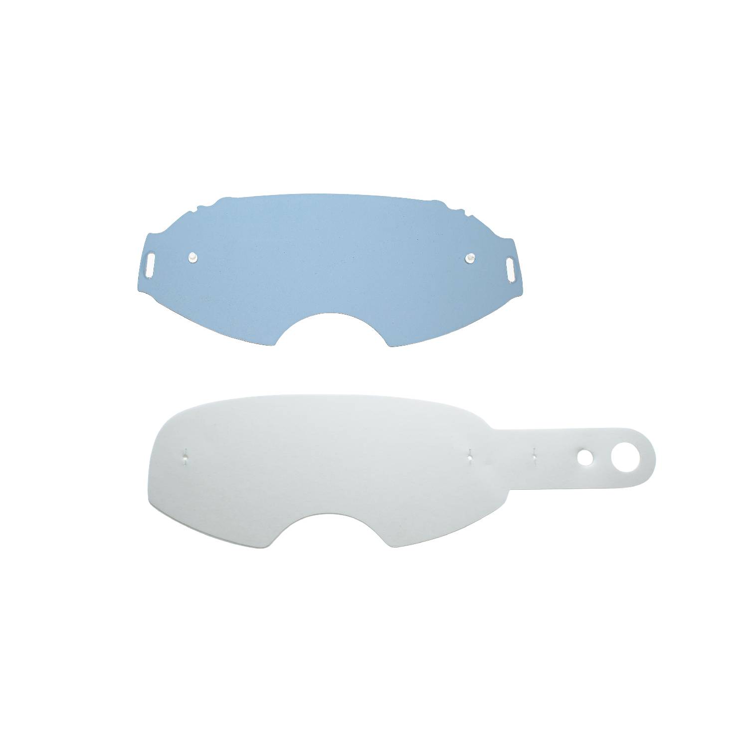 lente fumè + 10 Strappi (combo) compatibile per maschera Oakley Airbrake Flat