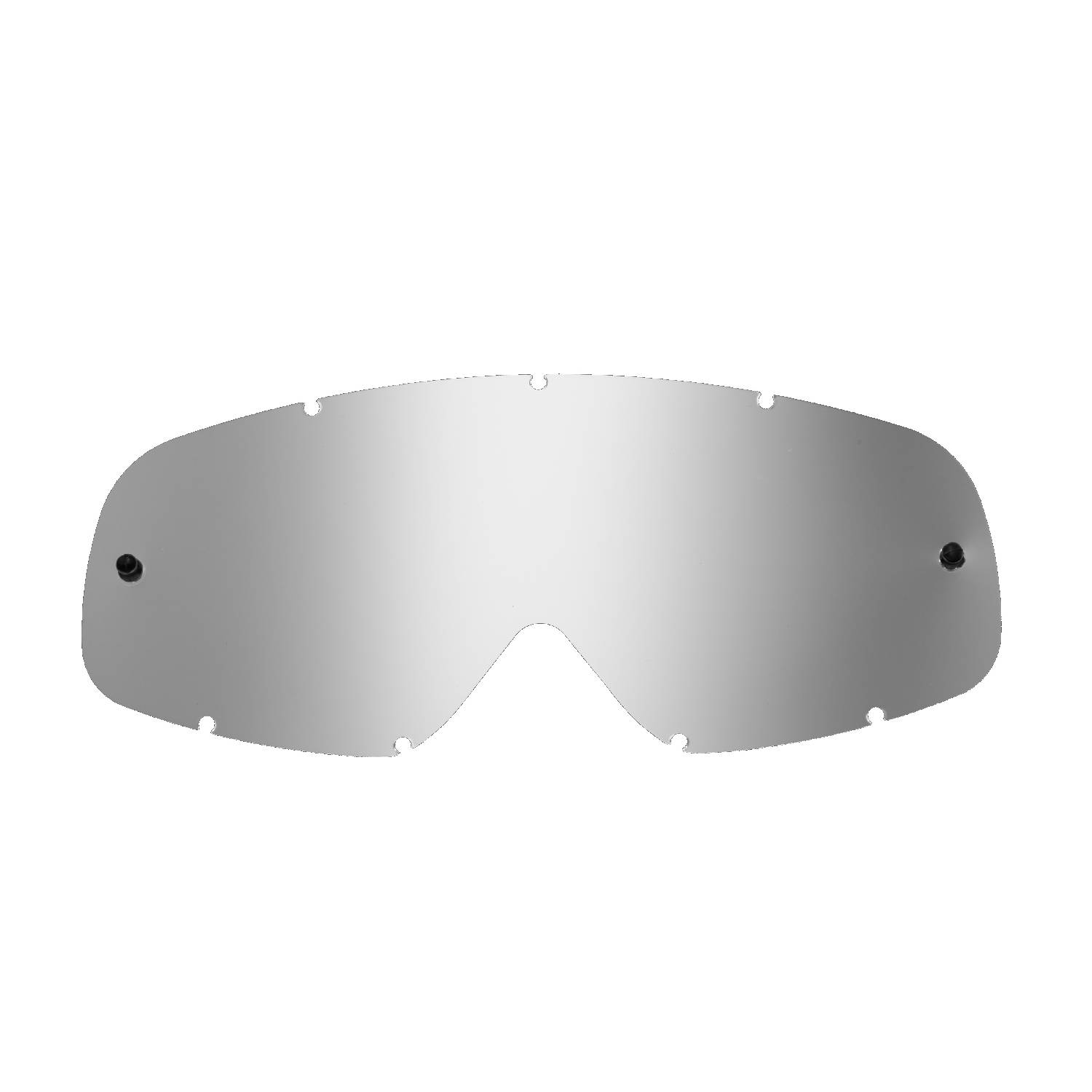 silver-toned mirrored replacement lenses for Oakley O-frame goggle