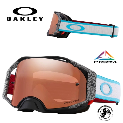 MASCHERA MOTOCROSS ENDURO OAKLEY AIRBRAKE MX CHASE SEXTON LENTE PRIZM BLACK IRIDIUM