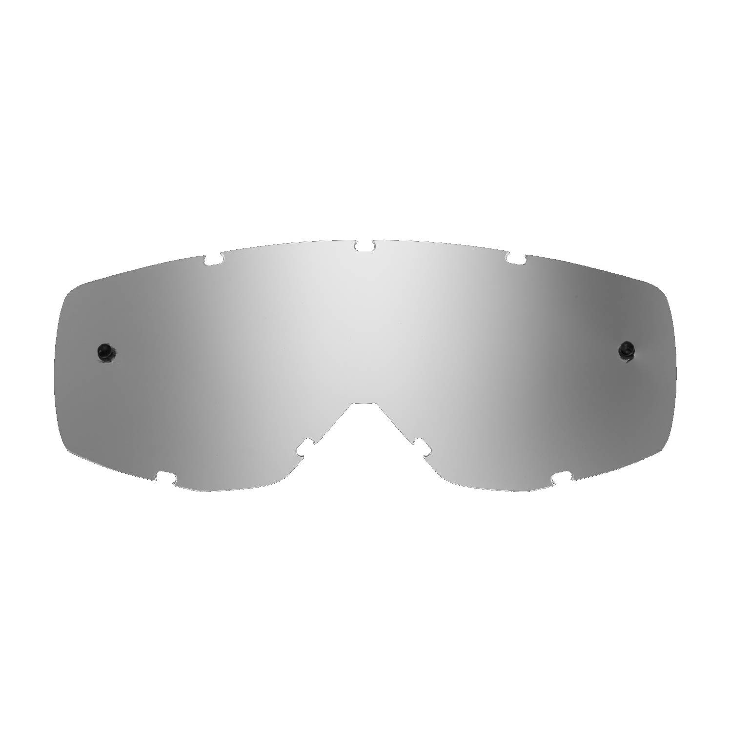 silver-toned mirrored replacement lenses for goggles compatible for Scott Hustle / Tyrant / Split goggle