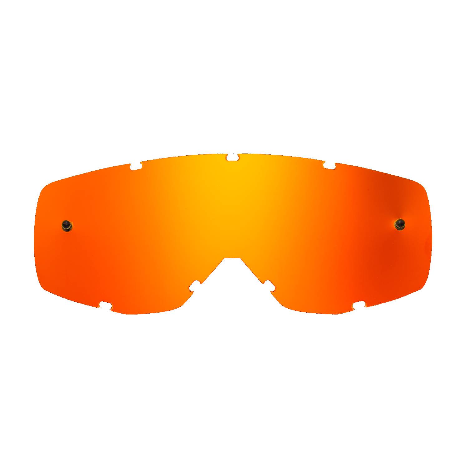 red-toned mirrored replacement lenses for goggles compatible for Scott Hustle / Tyrant / Split goggle