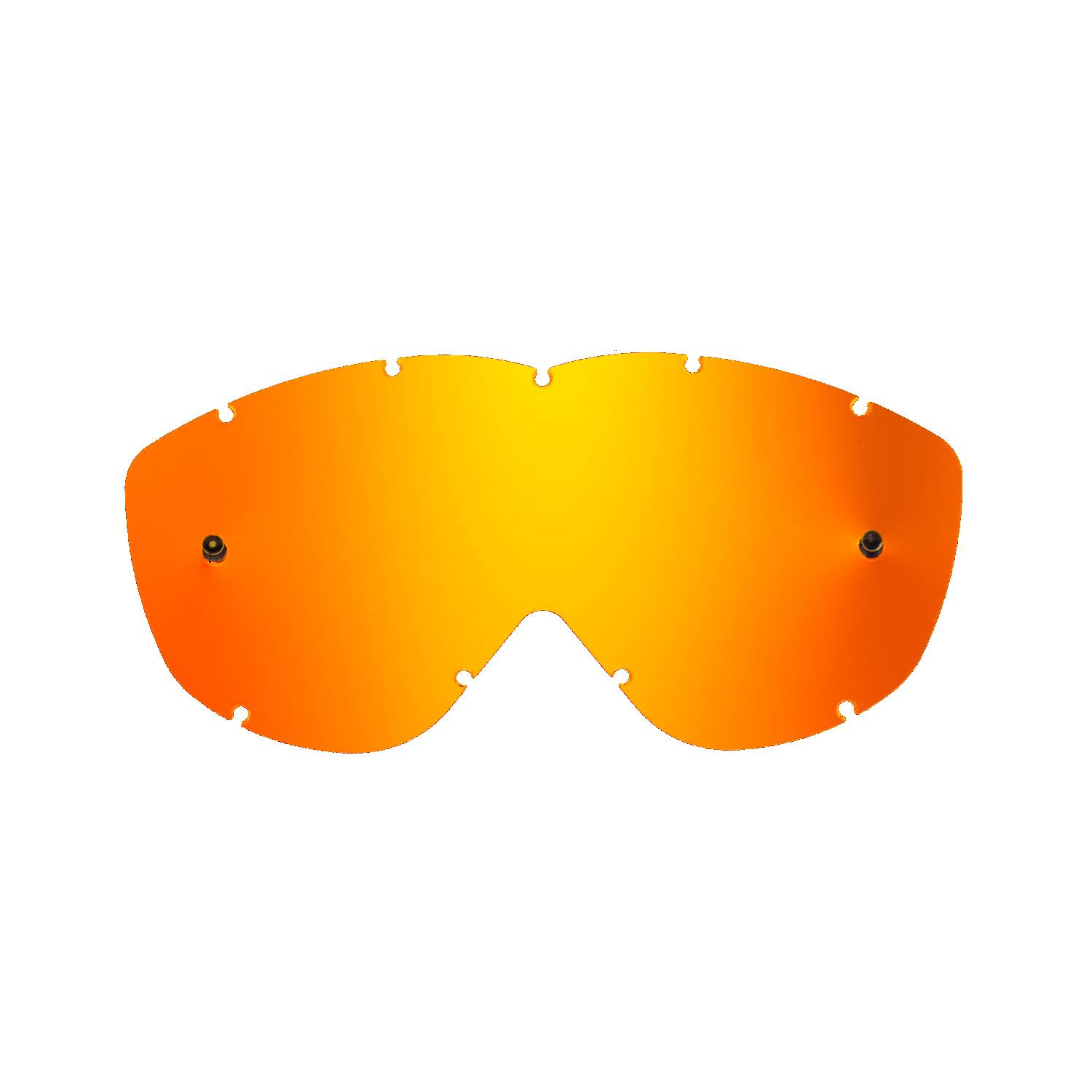 Lente di ricambio rosso specchiato compatibile per occhiale/maschera Spy Alloy / Targa