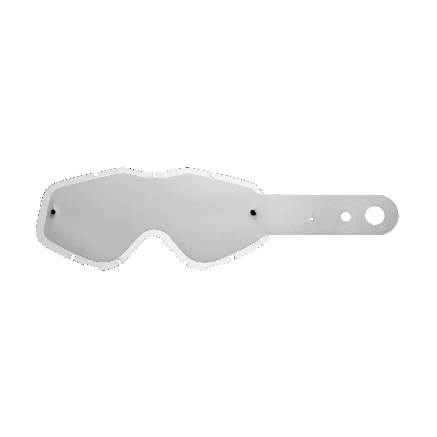 combo lenses with clear lenses with 10 tear off compatible for Spy Klutch goggle