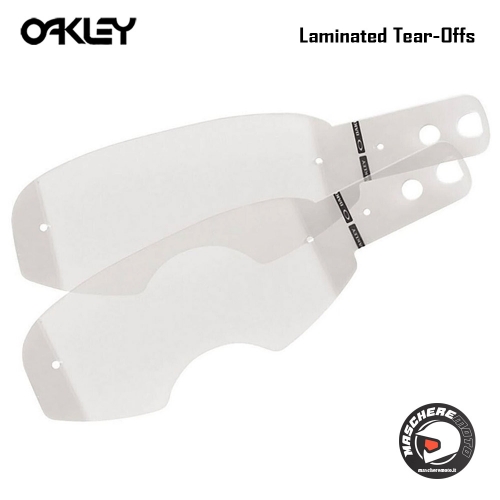 ORIGINAL OAKLEY LAMINATED TEAR-OFFS LENSES FOR AIRBRAKE MASKS 14 PIECES