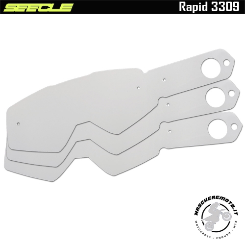 Lenti a strappo compatibili per occhiale/maschera Progrip 3309 Rapid kit 50 pz