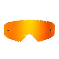 Lente di ricambio arancio specchiato compatibile per occhiale/maschera cross Ethen Zerocinque Primis / R / Ares / Ares Pluma