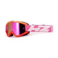 HZ maschera/occhiale motocross Arancio/Rosa