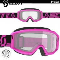 MASCHERA CROSS ENDURO SCOTT PRIMAL BLACK PINK LENTE CHIARA