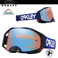 MOTOCROSS ENDURO GOGGLE OAKLEY AIRBRAKE MX MOTO BLUE PRIZM SAPPHIRE LENS